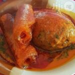 Amala and Ewedu