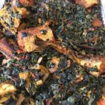 Afan Soup with Fufu